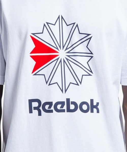 Reebok（リーボック）の「CL STARCREST TEE /（Tシャツ/カットソー・メンズ・ホワイト/ベージュ系その他/ネイビー・XXX-LARGE/SMALL/XX-LARGE/X-SMALL/MEDIUM/LARGE/X-LARGE）」の5枚目の写真