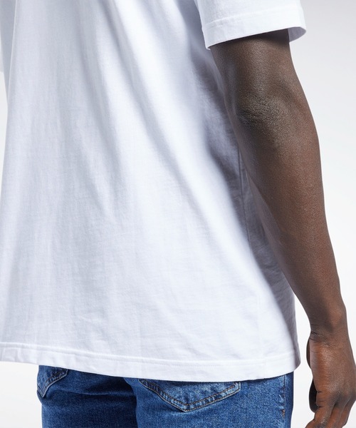 Reebok（リーボック）の「CL STARCREST TEE /（Tシャツ/カットソー・メンズ・ホワイト/ベージュ系その他/ネイビー・XXX-LARGE/SMALL/XX-LARGE/X-SMALL/MEDIUM/LARGE/X-LARGE）」の6枚目の写真