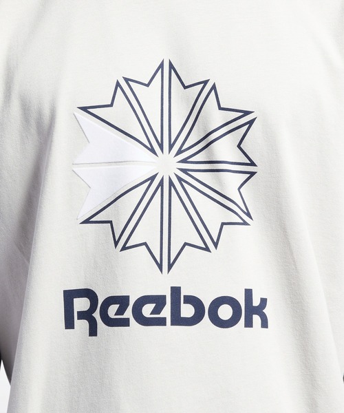 Reebok（リーボック）の「CL STARCREST TEE /（Tシャツ/カットソー・メンズ・ホワイト/ベージュ系その他/ネイビー・XXX-LARGE/SMALL/XX-LARGE/X-SMALL/MEDIUM/LARGE/X-LARGE）」の11枚目の写真