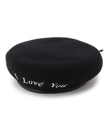 AZS TOKYO | AZSTOKYO/アザストーキョー/"I LOVE YOU" ベレー帽(ハンチング/ベレー帽)