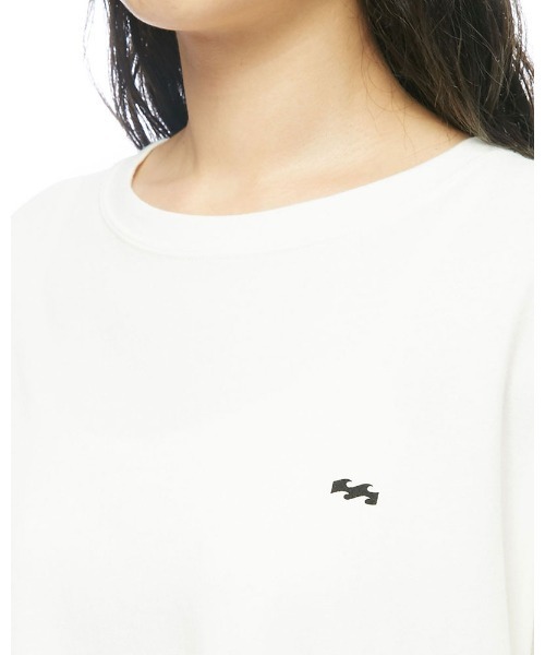 BILLABONG(ビラボン)の「BILLABONG レディース BIG CLEAN LOGO TEE Tシャツ 【2022年春夏モデル】/ビラボン半袖バックプリントTシャツ(Tシャツ/カットソー・レディース・オレンジ系その他/ホワイト/ブラック/ブルー・LARGE/MEDIUM)」の7枚目の写真