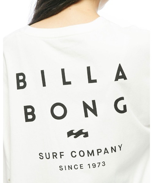 BILLABONG(ビラボン)の「BILLABONG レディース BIG CLEAN LOGO TEE Tシャツ 【2022年春夏モデル】/ビラボン半袖バックプリントTシャツ(Tシャツ/カットソー・レディース・オレンジ系その他/ホワイト/ブラック/ブルー・LARGE/MEDIUM)」の8枚目の写真