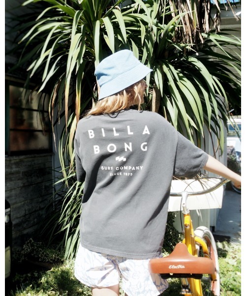 BILLABONG(ビラボン)の「BILLABONG レディース BIG CLEAN LOGO TEE Tシャツ 【2022年春夏モデル】/ビラボン半袖バックプリントTシャツ(Tシャツ/カットソー・レディース・オレンジ系その他/ホワイト/ブラック/ブルー・LARGE/MEDIUM)」の11枚目の写真