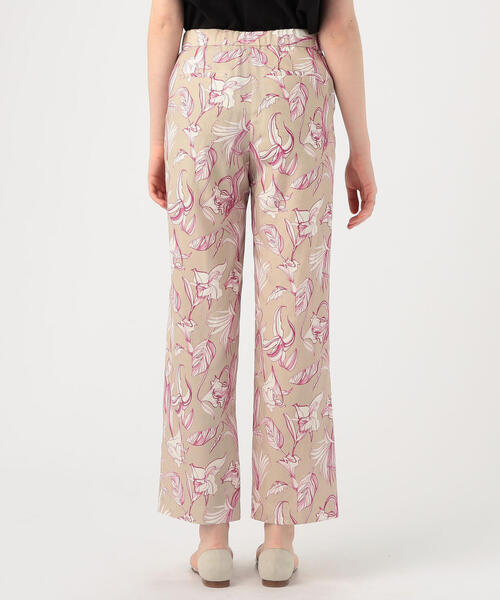 TOMORROWLAND (トゥモローランド)の「ヘメロカリスプリント ストレートパンツ(その他パンツ・レディース・グレー系その他/ベージュ系その他・36/34)」の7枚目の写真