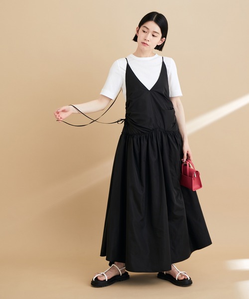 ADAM ET ROPE'（アダムエロペ）の「【一部直営店舗・WEB限定】カットアウトプルオーバー（Tシャツ/カットソー・レディース・ホワイト/ブラック/グリーン系その他・FREE）」の6枚目の写真