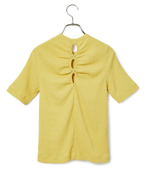 ADAM ET ROPE'（アダムエロペ）の「【一部直営店舗・WEB限定】カットアウトプルオーバー（Tシャツ/カットソー・レディース・ホワイト/ブラック/グリーン系その他・FREE）」の12枚目の写真