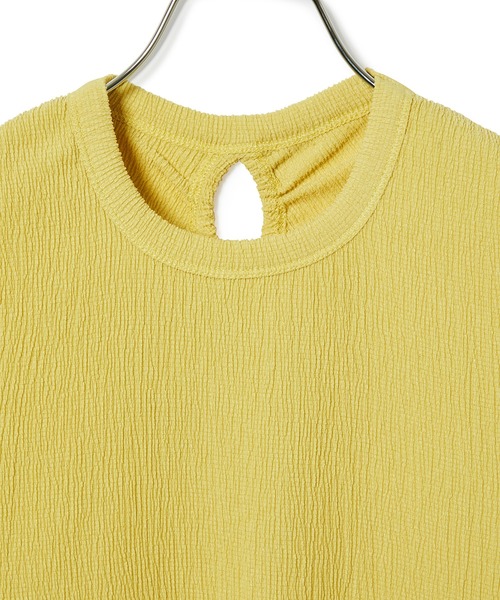 ADAM ET ROPE'（アダムエロペ）の「【一部直営店舗・WEB限定】カットアウトプルオーバー（Tシャツ/カットソー・レディース・ホワイト/ブラック/グリーン系その他・FREE）」の13枚目の写真