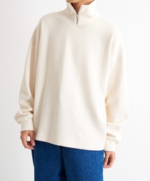 KIIT キート / HIGHT NECK TRACK PULLOVER オーバーサイズ ハイネック ハーフジップ トラックプルオーオーバー トレーナー / KIN-T96-005