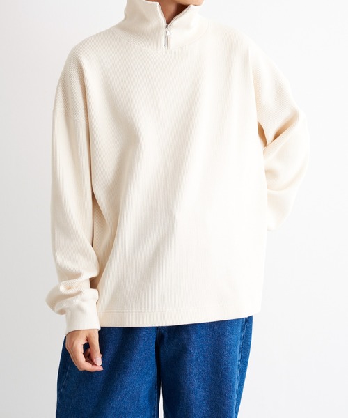 KIIT（キート）の「KIIT キート / HIGHT NECK TRACK PULLOVER オーバー 