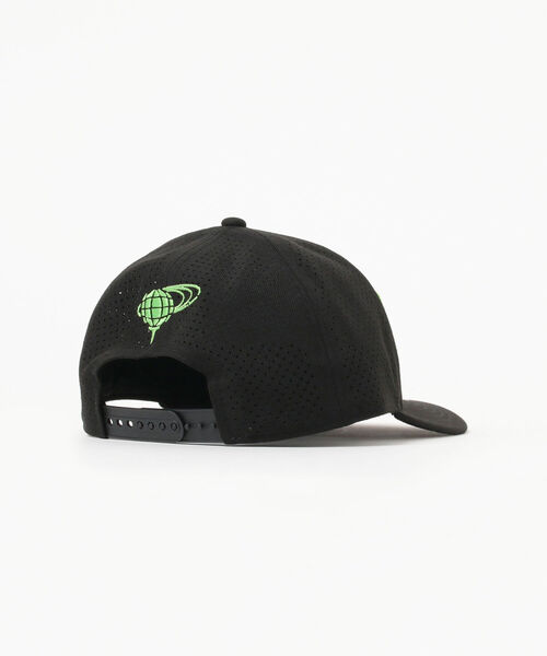 BEAMS GOLF サンバイザー 「MEN」光沢ロゴプリント バイザー