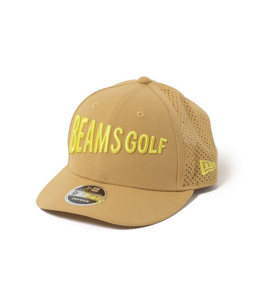 NEW ERA × BEAMS GOLF / 別注 9FIFTY メッシュ フラットバイザー