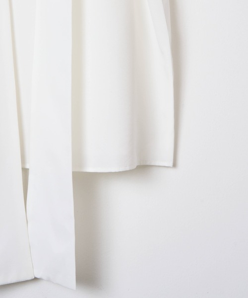 WEGO（ウィゴー）の「WEGO/リボンタイ5分袖ブラウス（シャツ/ブラウス・レディース・ホワイト系その他/ブラック/ホワイト・FREE）」の18枚目の写真