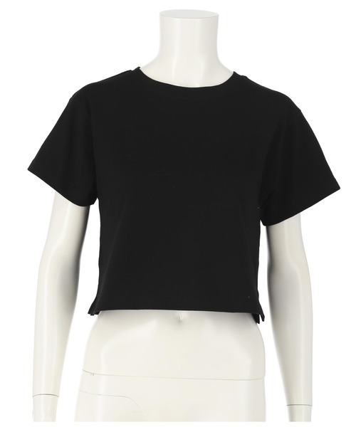 ANAP（アナップ）の「シンプルクロップドTシャツ（Tシャツ/カットソー・レディース・グレー/パープル/オフホワイト/ブラック/ベージュ・FREE）」の21枚目の写真