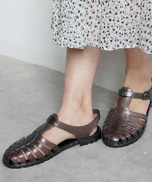 セール ラメグルカフラットサンダル サンダル Fabby Fabby ファビィーファビィー のファッション通販 Zozotown