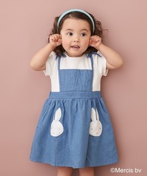 petit main（プティマイン）の「【ミッフィー】エプロンワンピース（シャツワンピース・キッズ）」