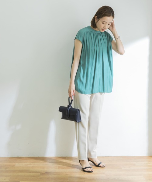 URBAN RESEARCH（アーバンリサーチ）の「ハイウエストスリムテーパードパンツ（その他パンツ・レディース・ピンク/ネイビー/オフホワイト・34/36/38）」の8枚目の写真