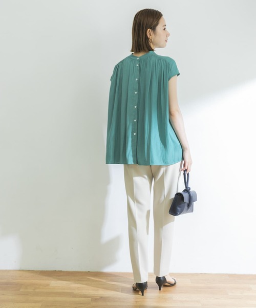 URBAN RESEARCH（アーバンリサーチ）の「ハイウエストスリムテーパードパンツ（その他パンツ・レディース・ピンク/ネイビー/オフホワイト・34/36/38）」の9枚目の写真