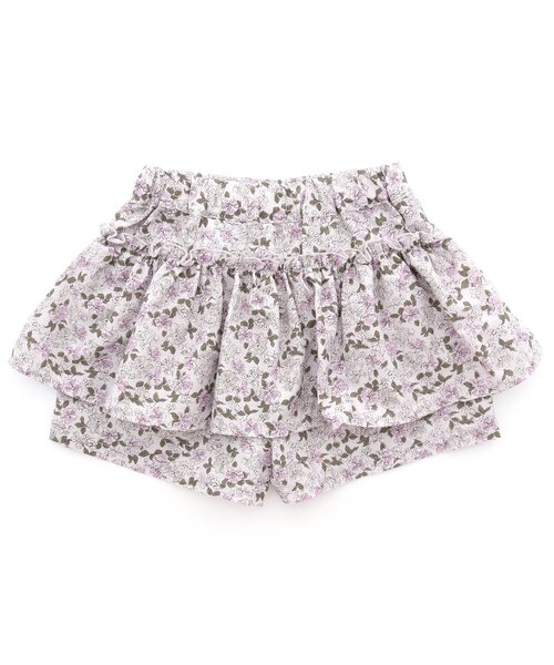 Seraph（セラフ）の「スカートパンツ ショート丈（その他パンツ・キッズ・ベージュ/グレー/イエロー/ラベンダー・90/100/110/120/80/130/140）」の18枚目の写真