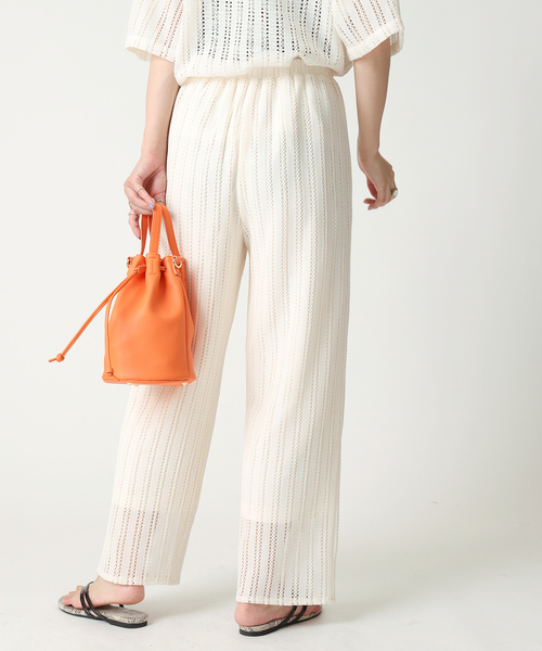 B.C STOCK（ベーセーストック）の「透かしレースパンツ（その他パンツ・レディース・ホワイト/ブラック/ブルー・FREE）」の13枚目の写真