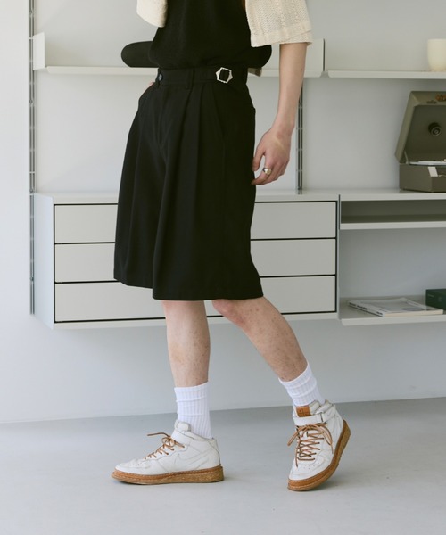 【限定品】 Half wide 2tuck pants グルカ 2タックワイドハーフパンツ / パンツ