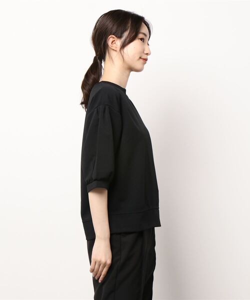 KOBE LETTUCE（コウベレタス）の「前後2wayカットジョーゼットトップス（Tシャツ/カットソー・レディース・ホワイト/ブラック/ピンク/ミント・FREE）」の7枚目の写真