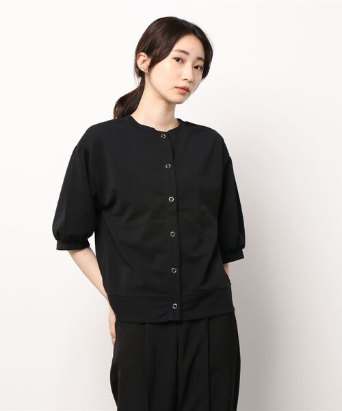 KOBE LETTUCE（コウベレタス）の「前後2wayカットジョーゼットトップス（Tシャツ/カットソー・レディース・ホワイト/ブラック/ピンク/ミント・FREE）」の9枚目の写真