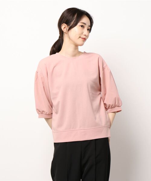 KOBE LETTUCE（コウベレタス）の「前後2wayカットジョーゼットトップス（Tシャツ/カットソー・レディース・ホワイト/ブラック/ピンク/ミント・FREE）」の13枚目の写真