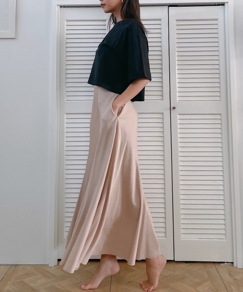 Vicente（ヴィセンテ）の「Basic short tee（Tシャツ/カットソー・レディース・ブラック/ダークグレー/ピンク・FREE）」の5枚目の写真