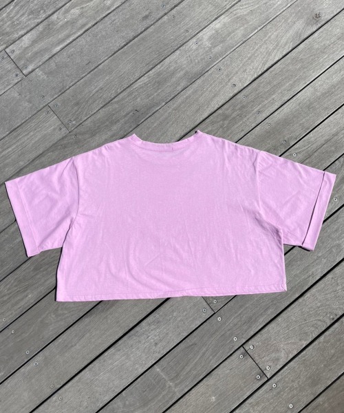 Vicente（ヴィセンテ）の「Basic short tee（Tシャツ/カットソー・レディース・ブラック/ダークグレー/ピンク・FREE）」の8枚目の写真