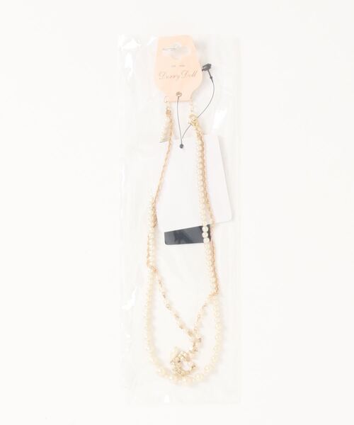 Cupid Heart(キューピッドハート)の「【Cupid Heart】結婚式アクセサリー 2連パール×涙ネックレス(ネックレス・レディース・ホワイト・MEDIUM)」の5枚目の写真