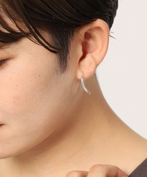 AP STUDIO | 【BAR JEWELLERY / バージュエリー】Mini curve hoop pierce(ピアス（両耳用）)