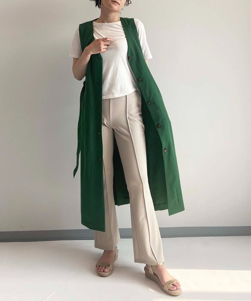 toucher du brise(トゥシェドブリーズ)の「美脚フレアパンツ(その他パンツ・レディース・ライトグレー/ブラック/ブルー・M/L)」の11枚目の写真