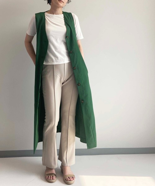 toucher du brise(トゥシェドブリーズ)の「美脚フレアパンツ(その他パンツ・レディース・ライトグレー/ブラック/ブルー・M/L)」の15枚目の写真