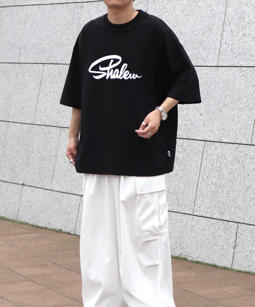 ILL'S(イルズ)の「筆記ロゴビッグTシャツ【ILL'S】(Tシャツ/カットソー・メンズ・ブラック/ホワイト/ホワイト系その他・L/M)」の6枚目の写真