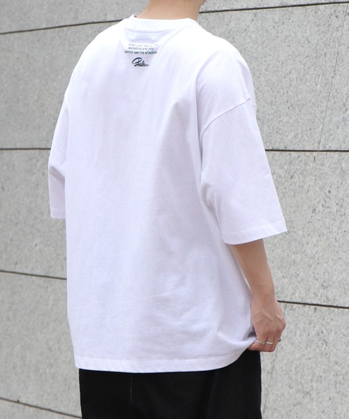ILL'S(イルズ)の「筆記ロゴビッグTシャツ【ILL'S】(Tシャツ/カットソー・メンズ・ブラック/ホワイト/ホワイト系その他・L/M)」の12枚目の写真
