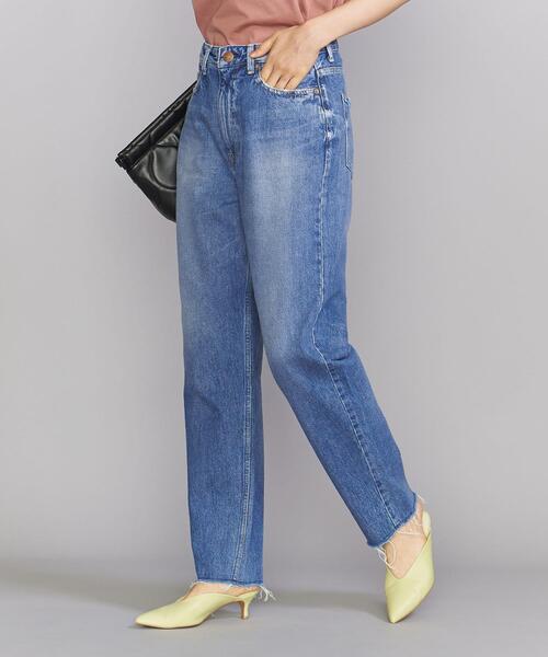 RED CARD デニムパンツ ライトブルー ダメージ加工 スリム 24 大人 RED CARD TOKYO ジーンズ デニム デニムパンツ 「RED CARD