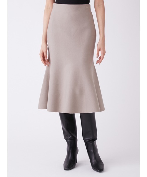 Mila Owen（ミラオーウェン）の「構築マーメイドニットスカート