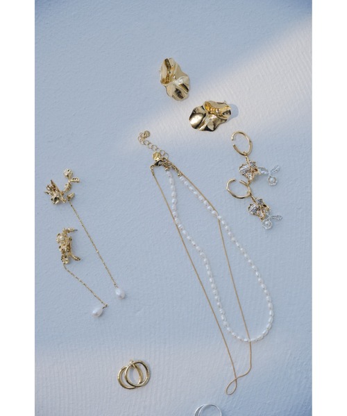 SNIDEL（スナイデル）の「フラワーチェーンピアス（ピアス（両耳用）・レディース・A/B・FREE）」の11枚目の写真