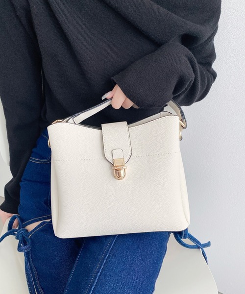 セール】スクエアワンハンドルショルダーバッグ（ハンドバッグ