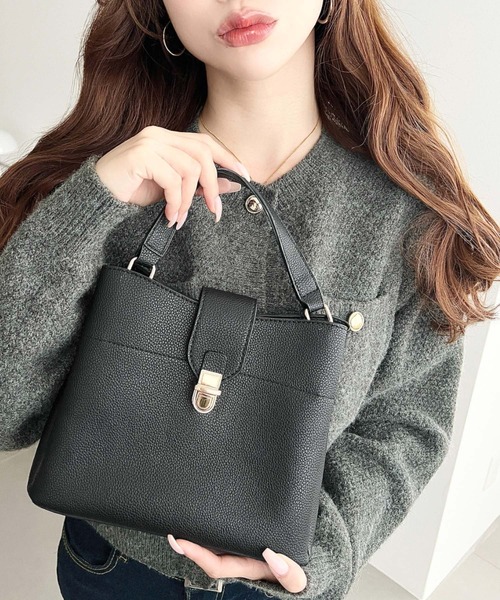 セール】スクエアワンハンドルショルダーバッグ（ハンドバッグ