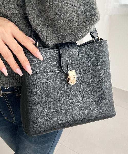 セール】スクエアワンハンドルショルダーバッグ（ハンドバッグ