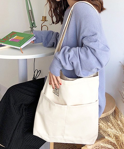 Soeur おしゃれなキャンバス素材バッグ cabas books maxi Soeur おしゃれなキャンバス素材バッグ cabas books maxi (soeur
