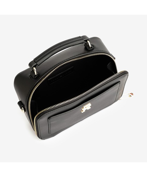 TOMMY HILFIGER（トミーヒルフィガー）の「2WAYミニトランクバッグ（ショルダーバッグ・レディース・ブラック・FREE）」の5枚目の写真