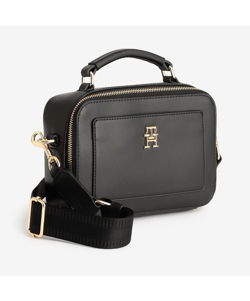 TOMMY HILFIGER（トミーヒルフィガー）の「2WAYミニトランクバッグ（ショルダーバッグ・レディース・ブラック・FREE）」の3枚目の写真