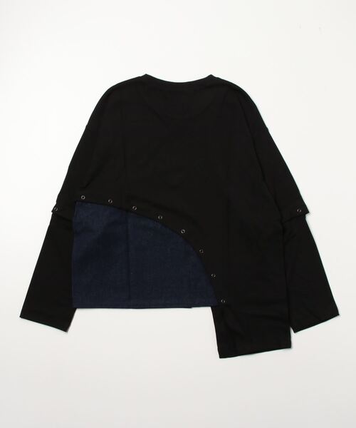 AULA AILA（アウラアイラ）の「AULA AILA/アウラアイラ/別注２wayスリーブプルオーバー（Tシャツ/カットソー・レディース・ホワイト/ブラック・00）」の21枚目の写真