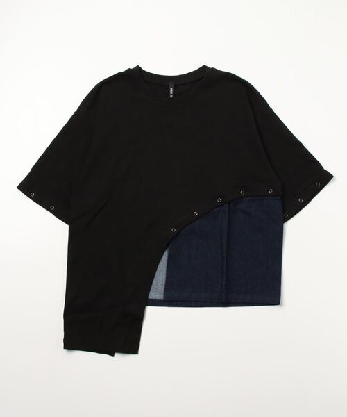 AULA AILA（アウラアイラ）の「AULA AILA/アウラアイラ/別注２wayスリーブプルオーバー（Tシャツ/カットソー・レディース・ホワイト/ブラック・00）」の22枚目の写真