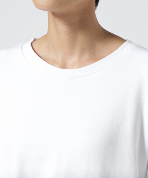 AULA AILA（アウラアイラ）の「AULA AILA/アウラアイラ/別注２wayスリーブプルオーバー（Tシャツ/カットソー・レディース・ホワイト/ブラック・00）」の3枚目の写真