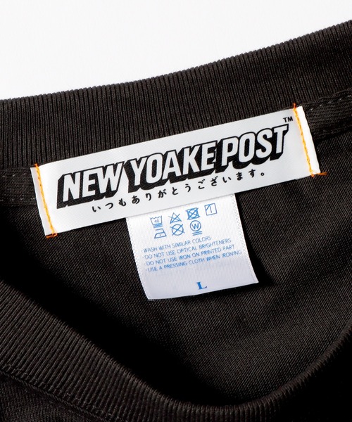 NEW YOAKE POST(ニューヨアケポスト)の「NEW YOAKE POST/ニューヨアケポスト 暮らしの覚醒 半袖Tシャツ(Tシャツ/カットソー・メンズ・ホワイト/ブラック・M/L/XL/XXL)」の10枚目の写真