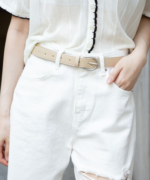 ALAND(エーランド)の「【UNISEX】3.3 Field Trip/ラウンドベルト 25 2163932(ベルト・レディース・ベージュ/ブラウン/ブラック・FREE)」の3枚目の写真