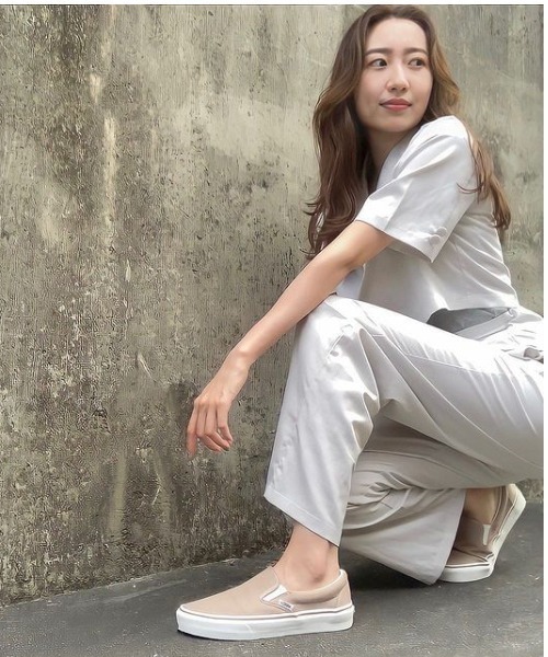 VANS ヴァンズ SLIP ON スリッポン V98CF COLORS B.BEIGE